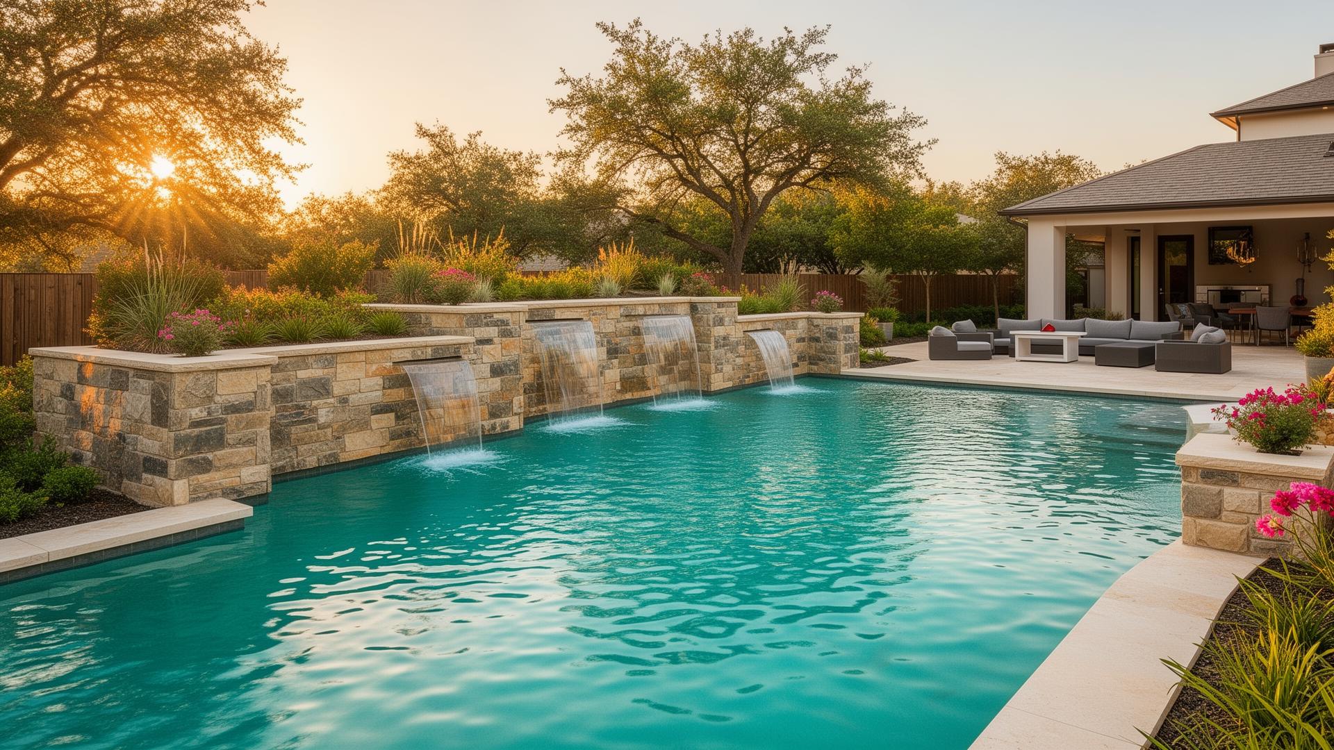 Swimming pool and outdoor living inspiration